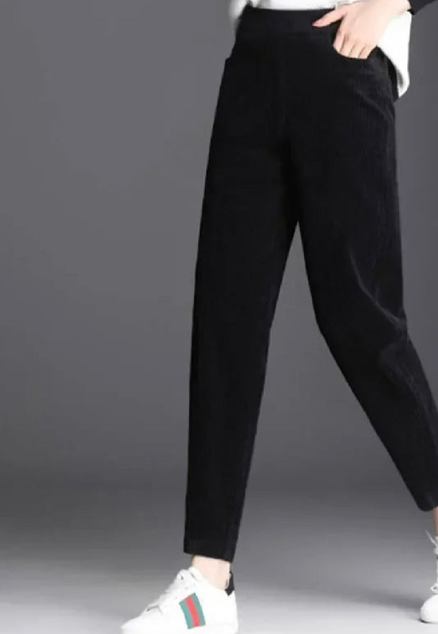 Amara Corduroy Straight Trousers