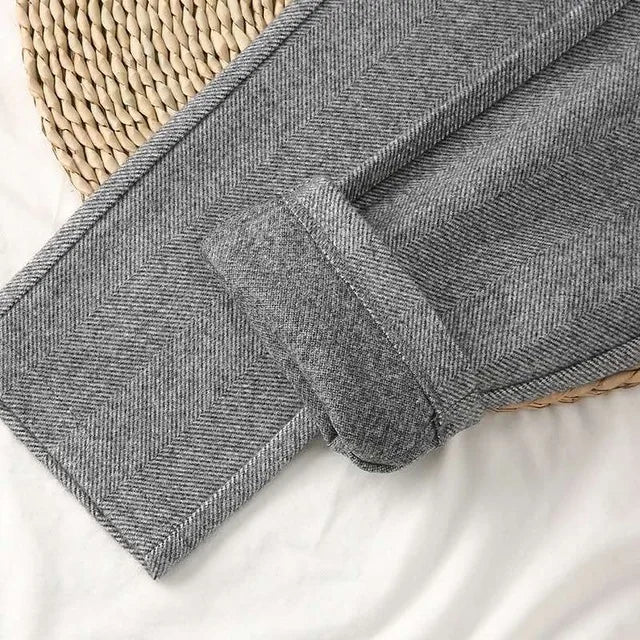 Clara High-Waist Pencil Trousers