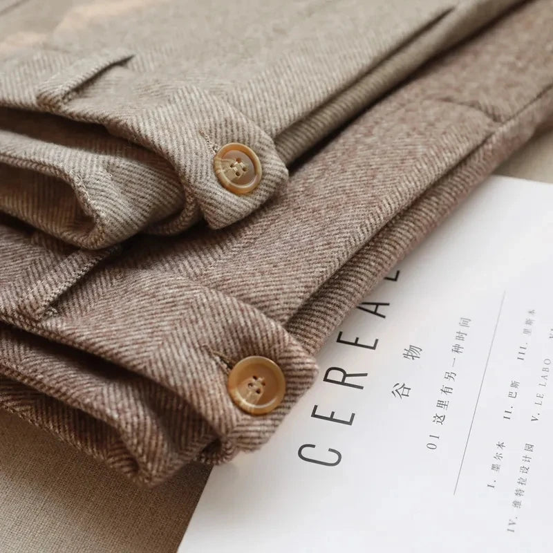 Clara High-Waist Pencil Trousers