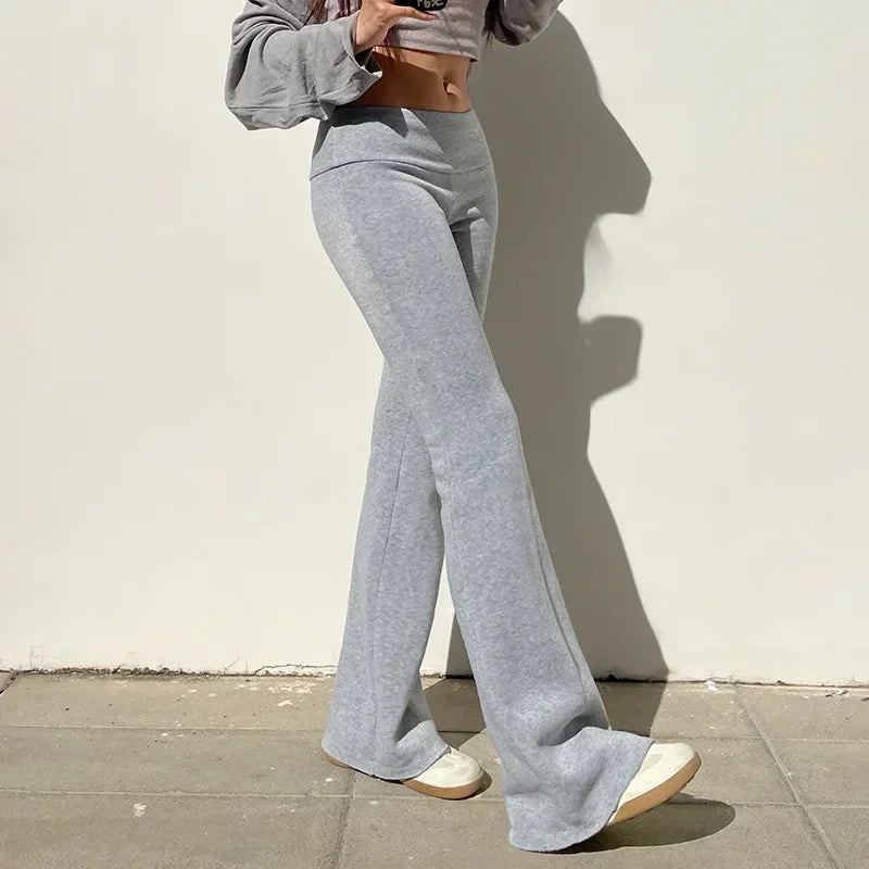 Clara Wide-Leg Cotton Trousers