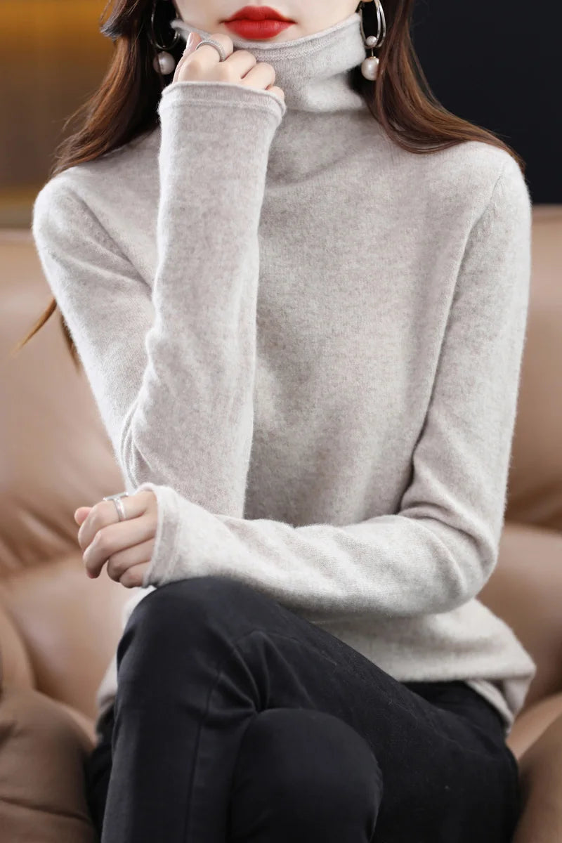 Isolde Wool Turtleneck Jumper