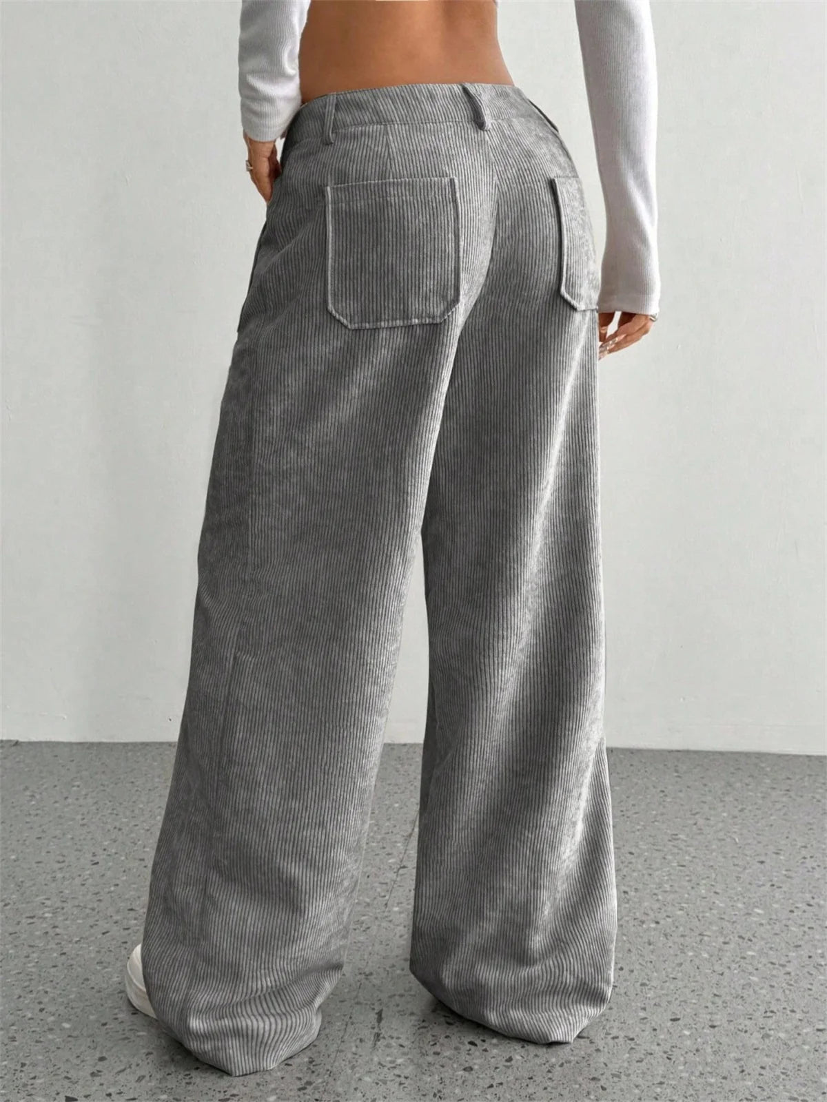 Arden Corduroy Wide-Leg Trousers