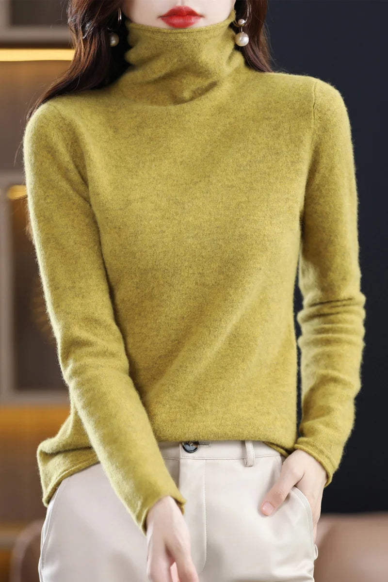 Isolde Wool Turtleneck Jumper