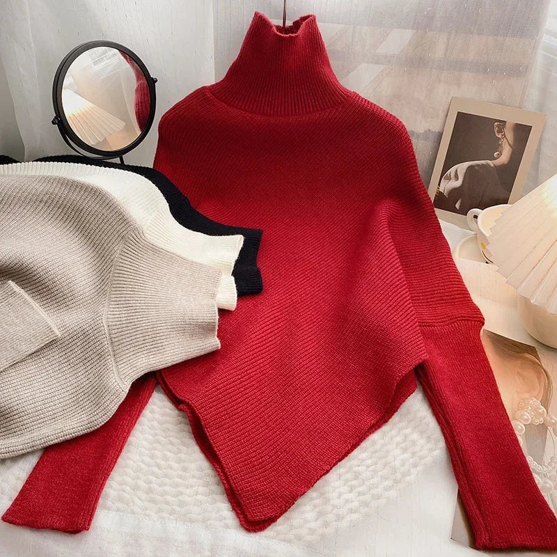 Noelle Turtleneck Knit Sweater