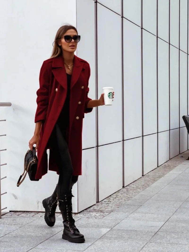 Colette Longline Button Coat