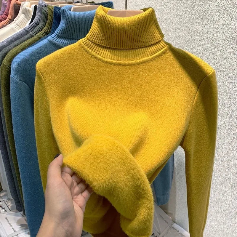 Amélie Velvet Knit Turtleneck