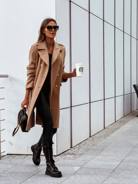 Colette Longline Button Coat