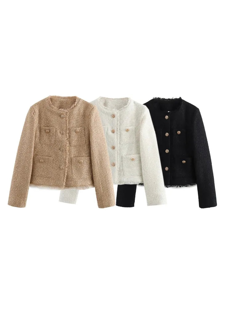 Daphne Vintage Cropped Jacket