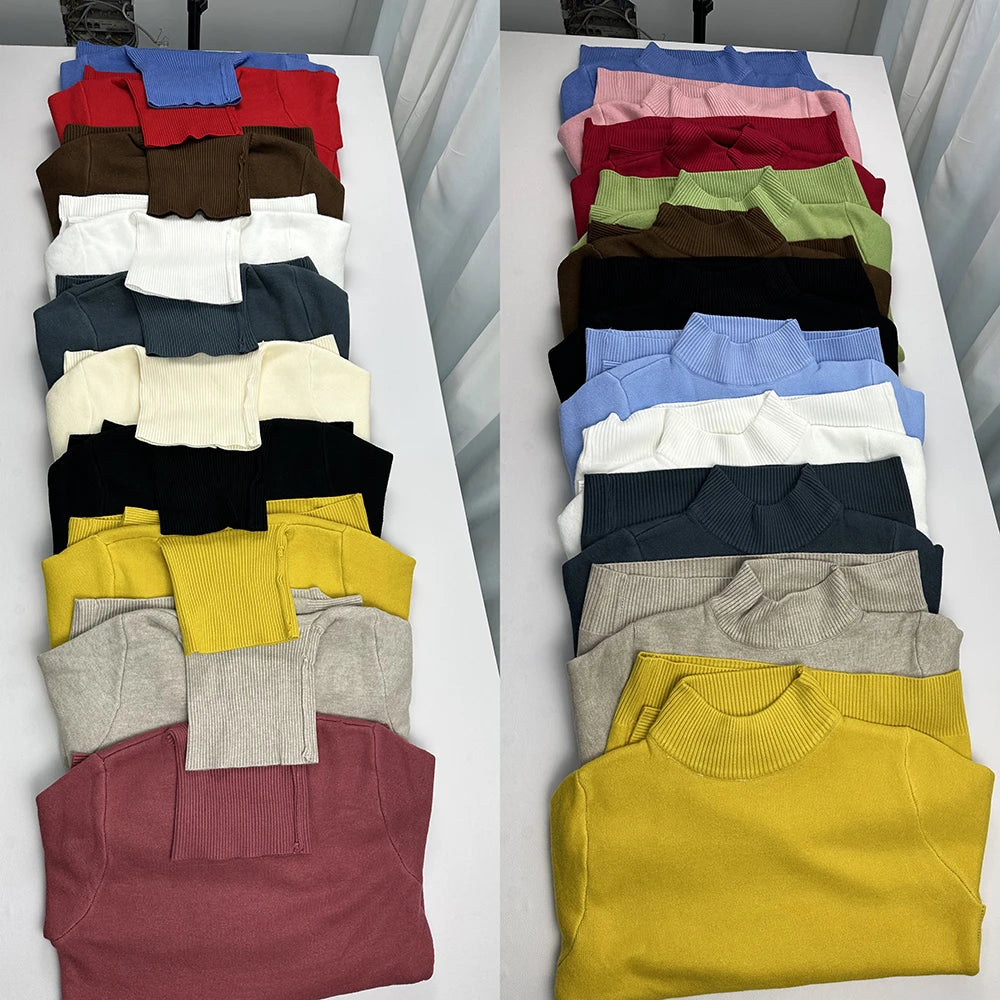 Amélie Velvet Knit Turtleneck