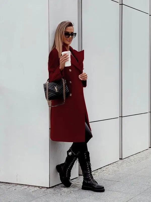 Colette Longline Button Coat