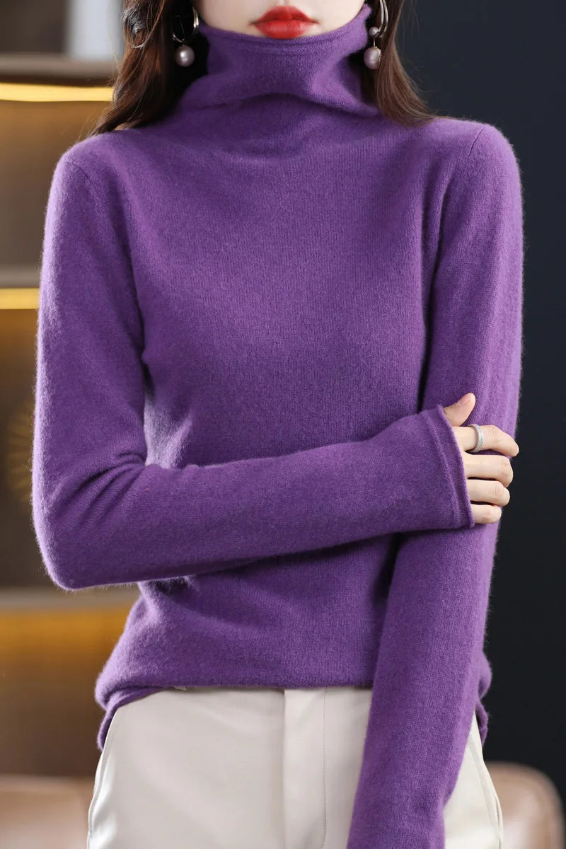 Isolde Wool Turtleneck Jumper