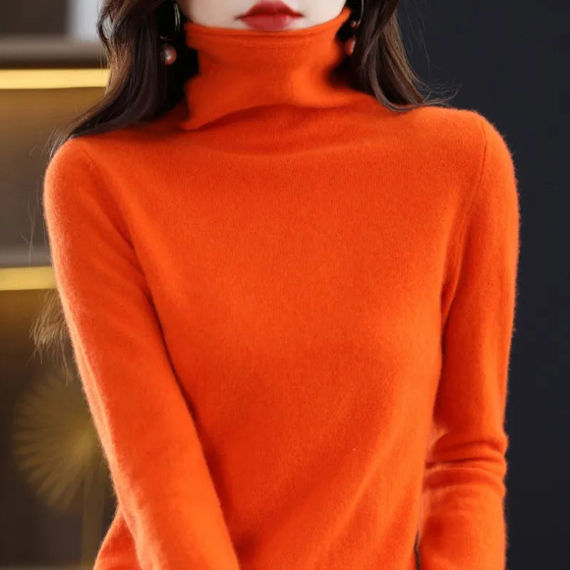 Isolde Wool Turtleneck Jumper