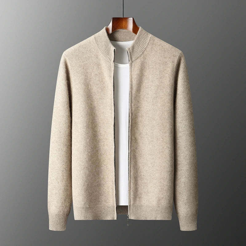 NordWool Zip Knit Cardigan