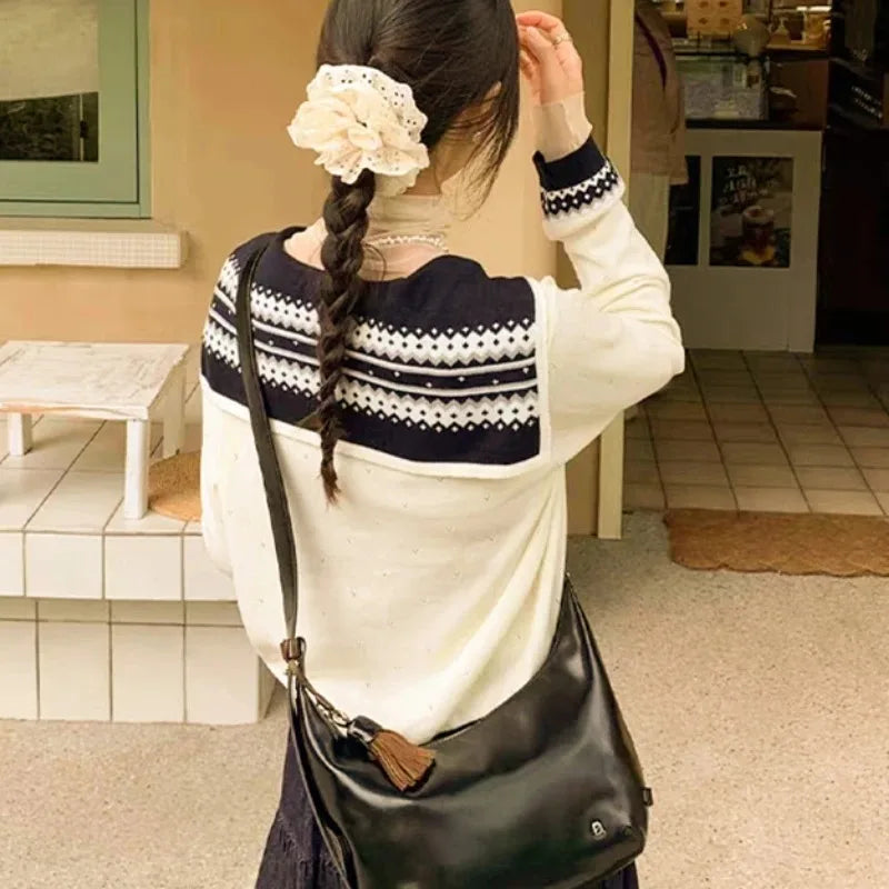 Evelyn Knit Sailor Cardigan