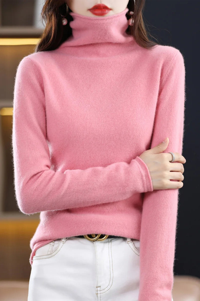 Isolde Wool Turtleneck Jumper