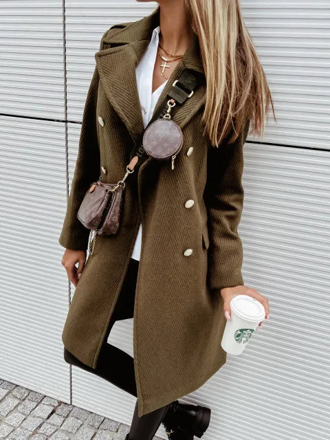 Colette Longline Button Coat