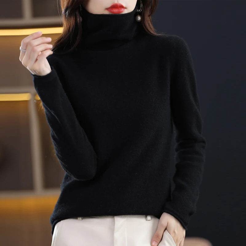 Isolde Wool Turtleneck Jumper