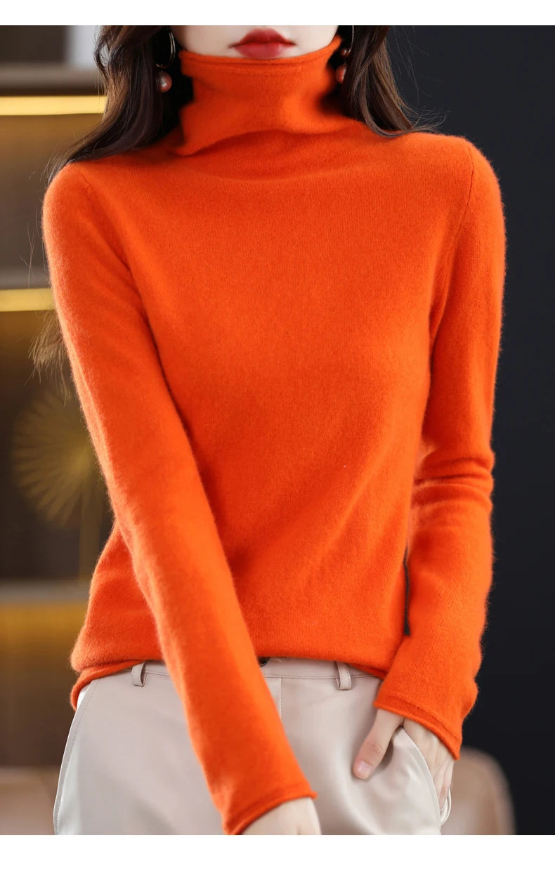 Isolde Wool Turtleneck Jumper
