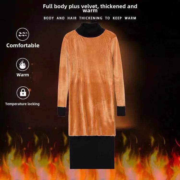 Seraphine Fleece Hooded Dress