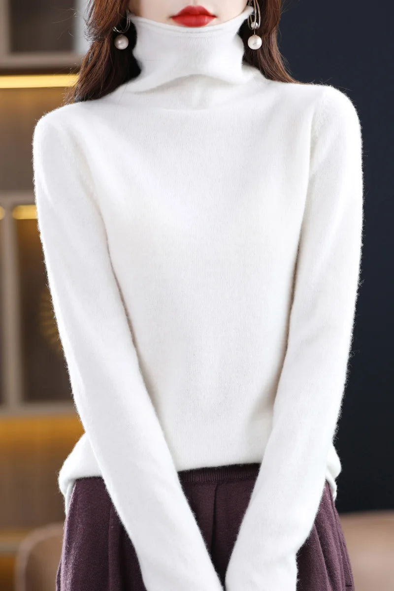 Isolde Wool Turtleneck Jumper