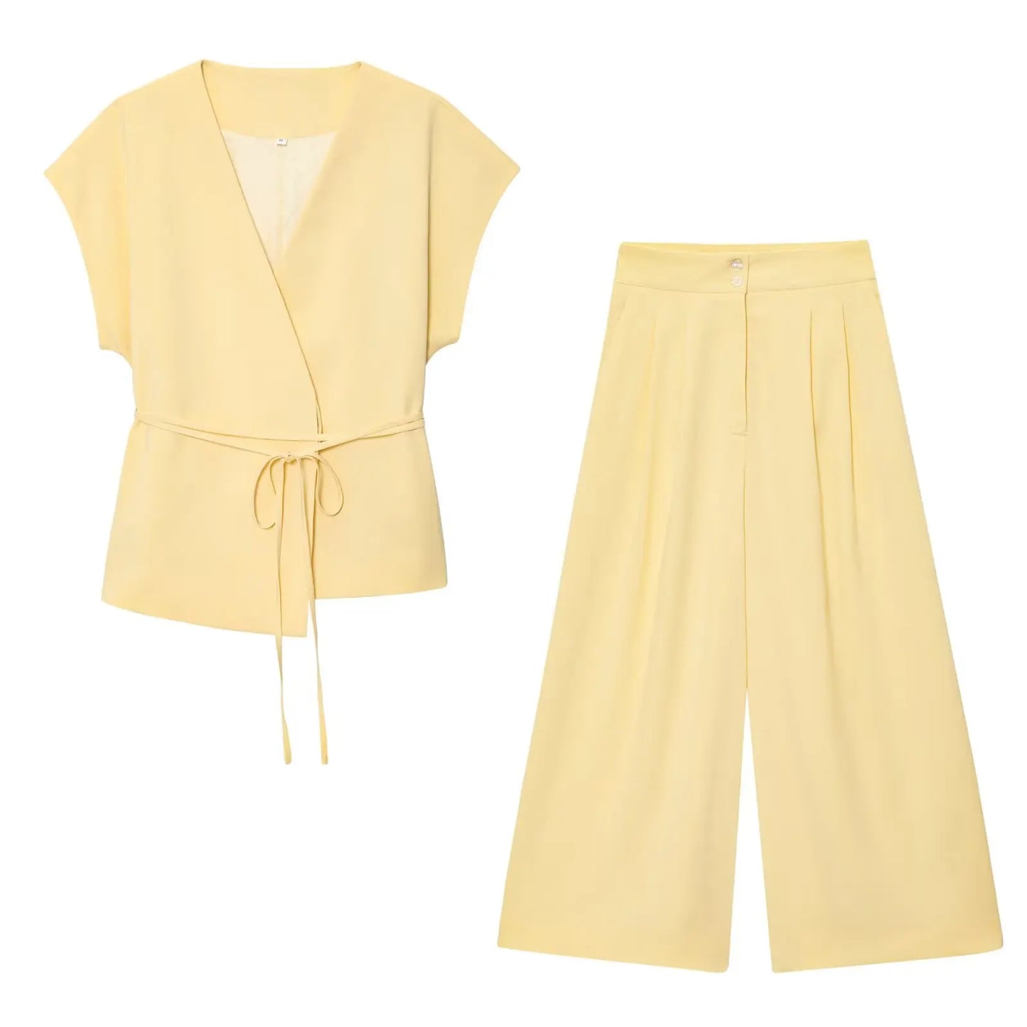 Amélie Satin Wide-Leg Jumpsuit