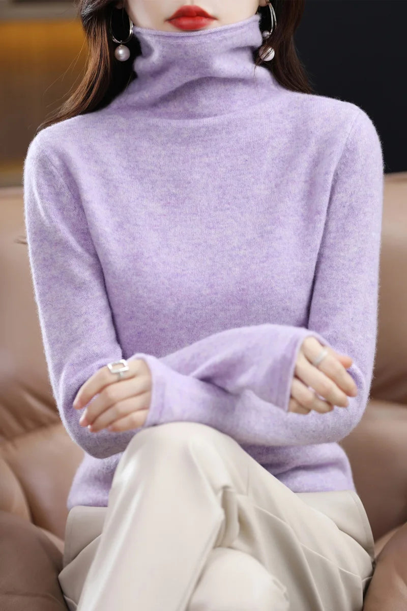 Isolde Wool Turtleneck Jumper