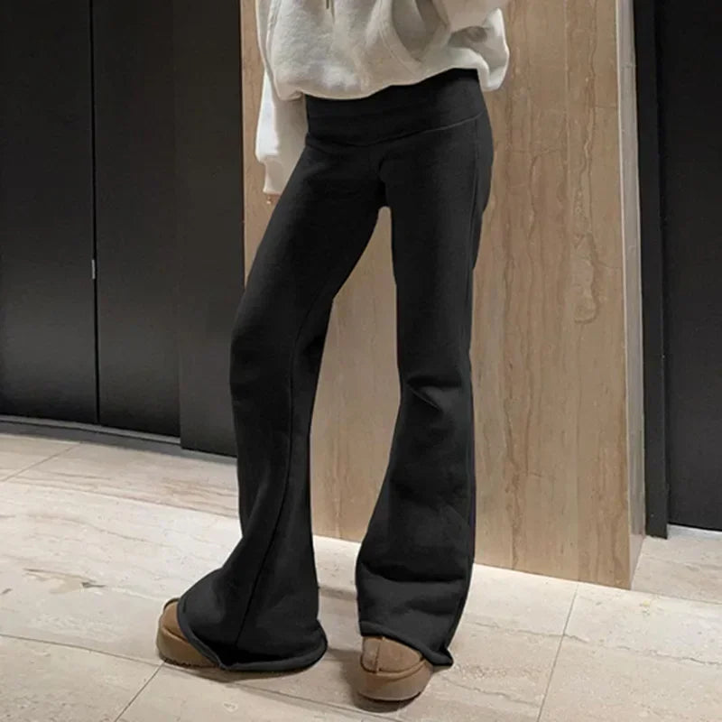 Clara Wide-Leg Cotton Trousers