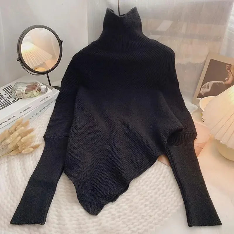 Noelle Turtleneck Knit Sweater