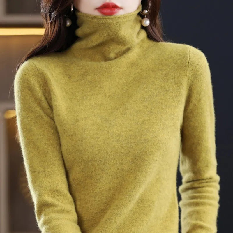 Isolde Wool Turtleneck Jumper