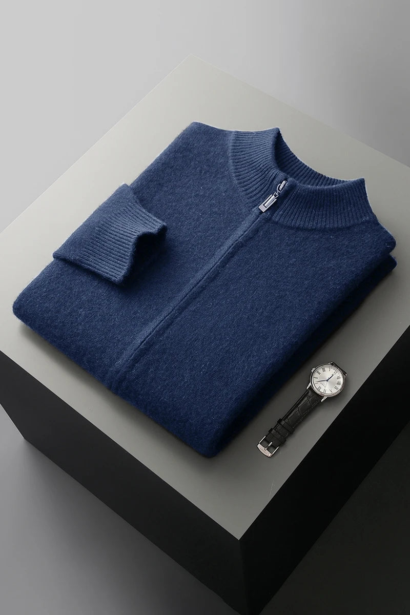 NordWool Zip Knit Cardigan