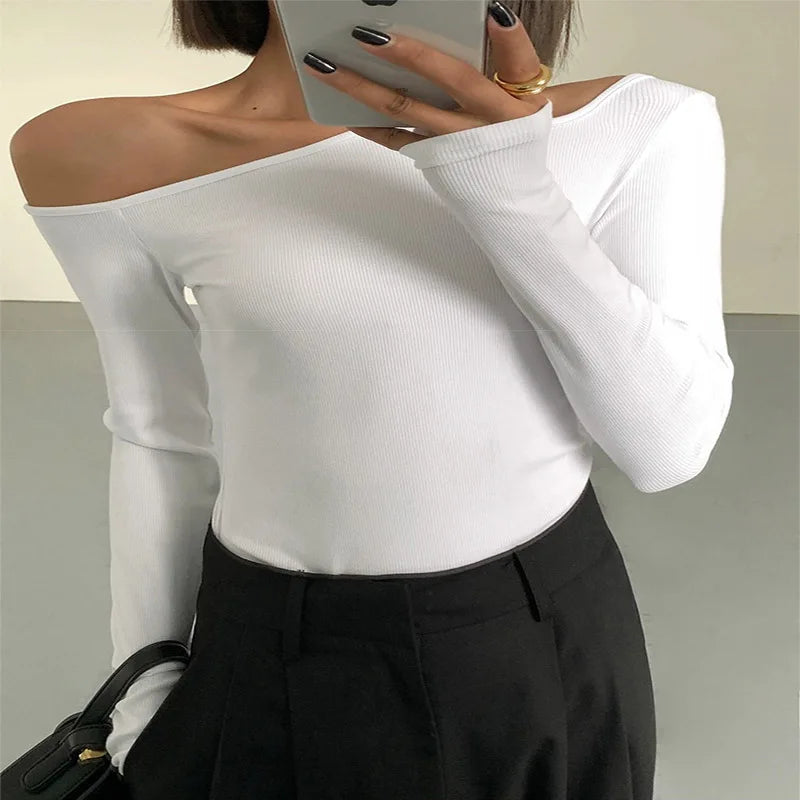 Noir Edge Knit Top