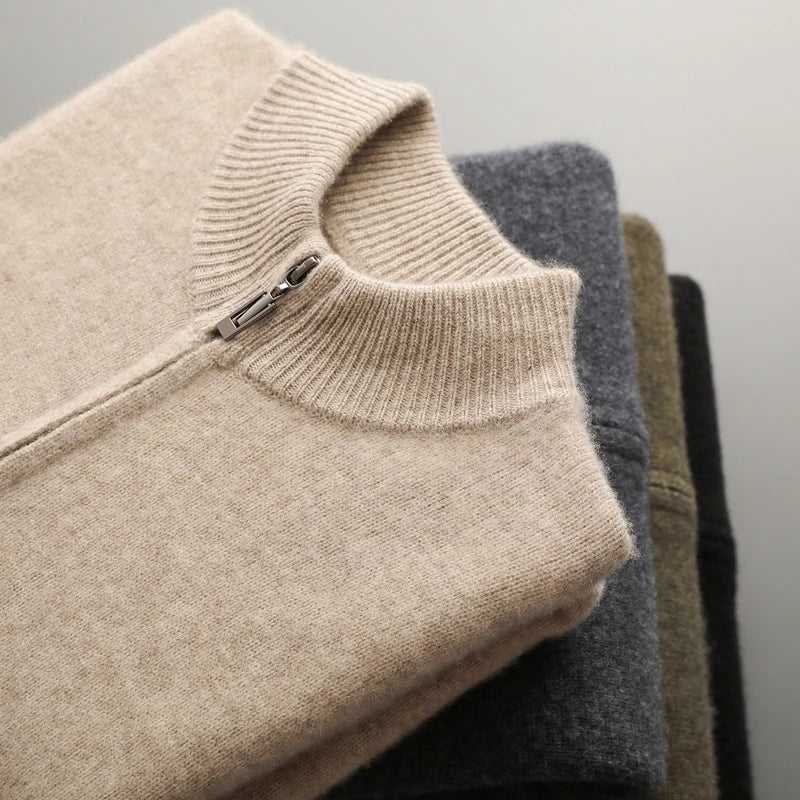 NordWool Zip Knit Cardigan