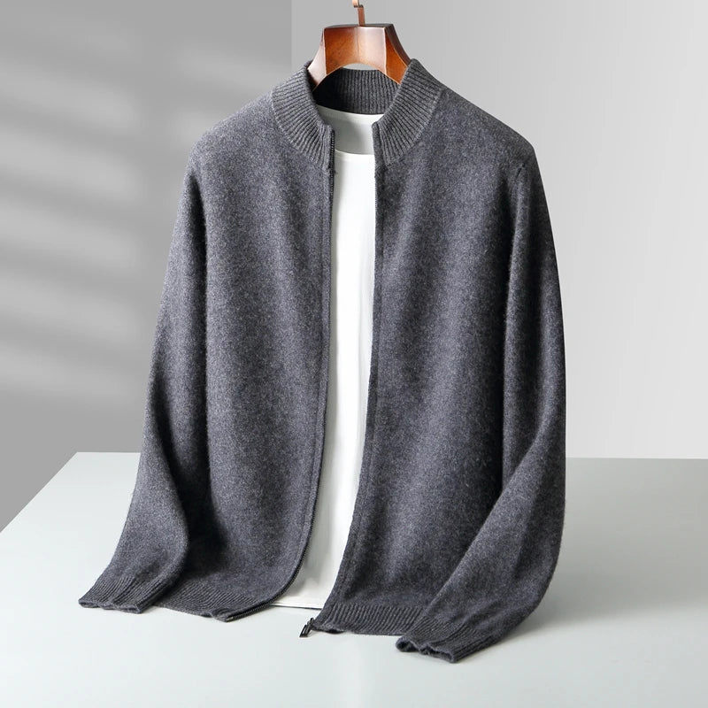 NordWool Zip Knit Cardigan