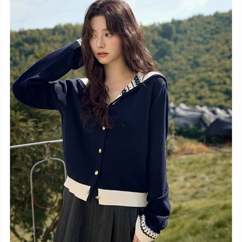 Evelyn Knit Sailor Cardigan