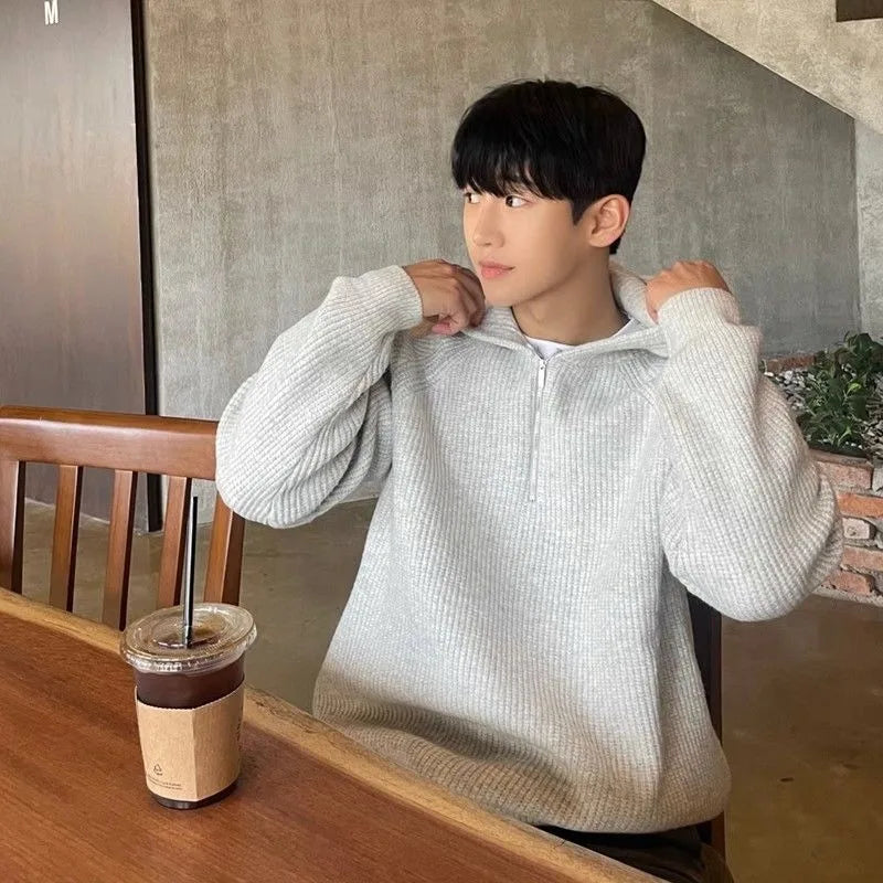 Theo Velvet Knit Turtleneck