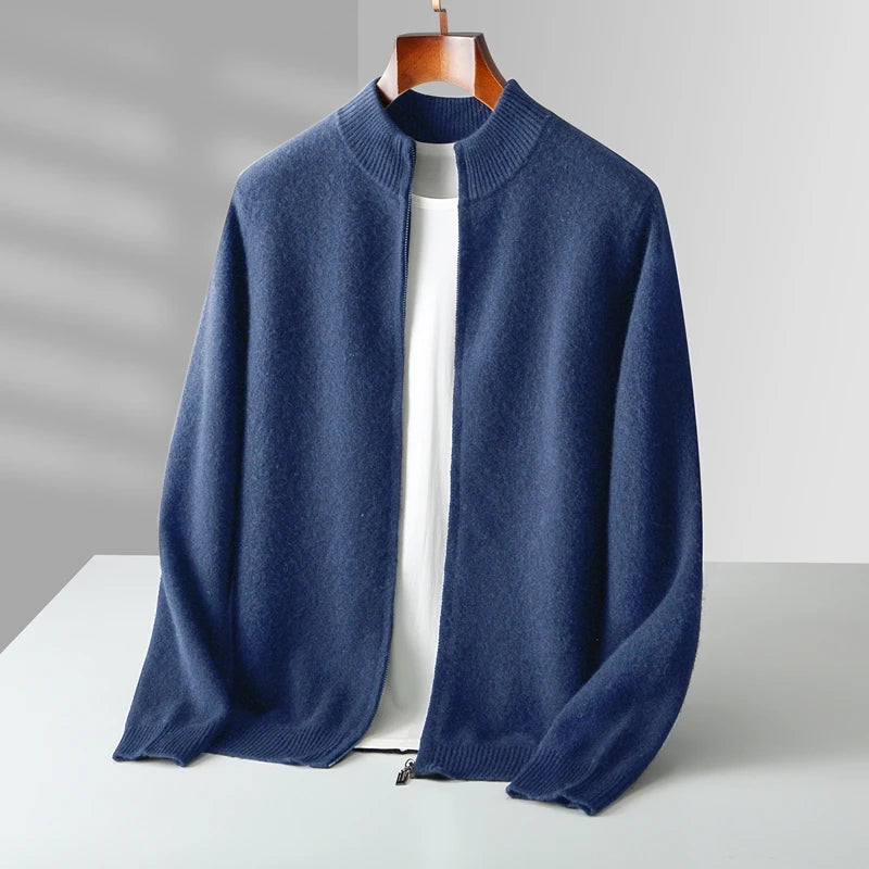 NordWool Zip Knit Cardigan