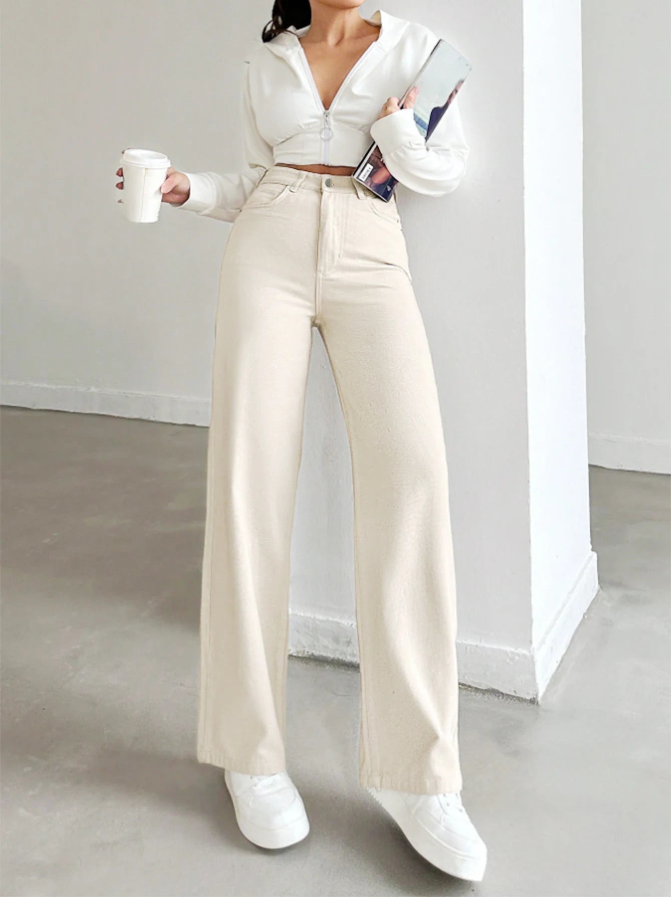 Siena High-Waist Straight Jeans