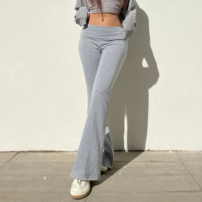Clara Wide-Leg Cotton Trousers