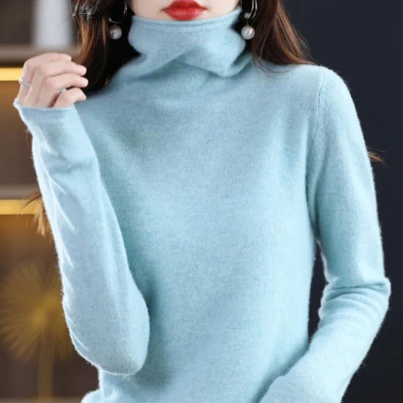 Isolde Wool Turtleneck Jumper