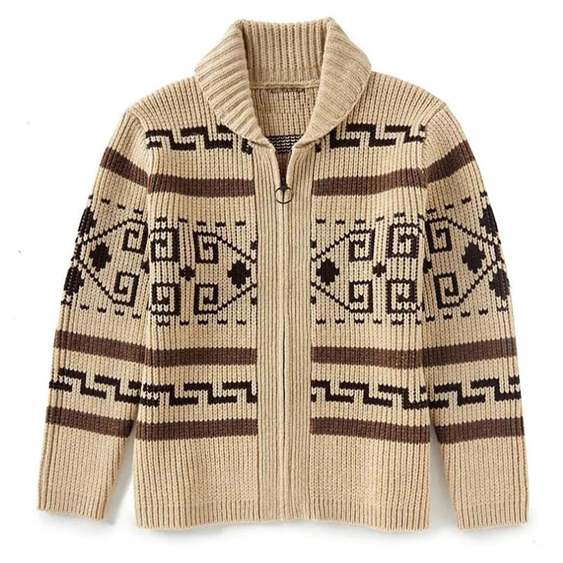 StratoKnit Zip Cardigan