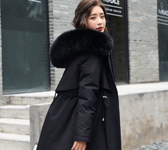 Aurora Long Hooded Winter Coat