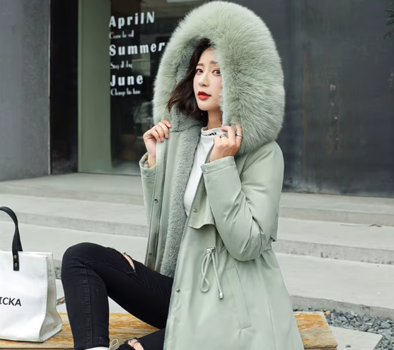 Aurora Long Hooded Winter Coat
