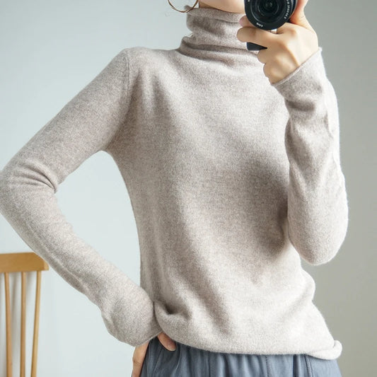 Isolde Wool Turtleneck Jumper