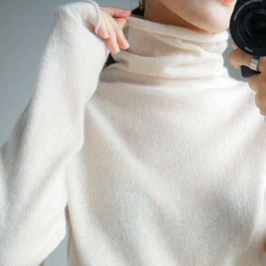 Isolde Wool Turtleneck Jumper