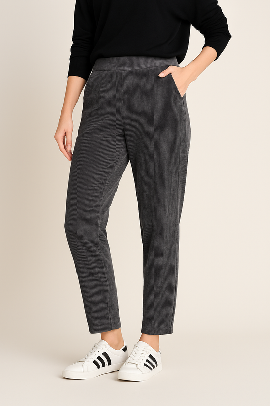 Amara Corduroy Straight Trousers
