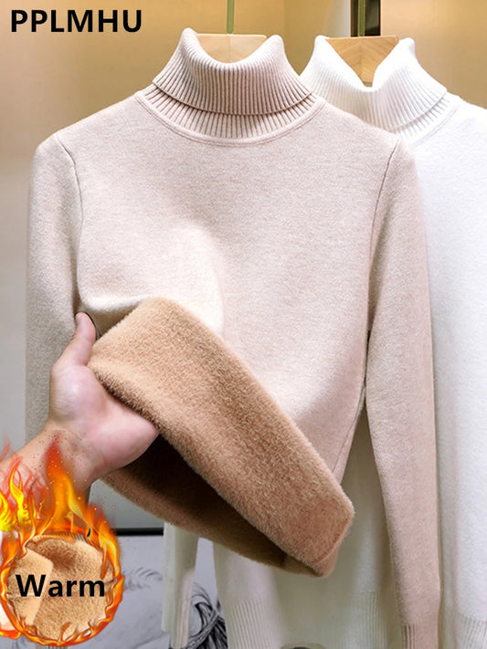Amélie Velvet Knit Turtleneck