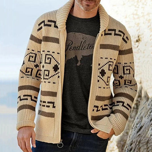 StratoKnit Zip Cardigan