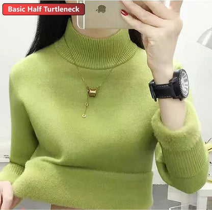 Amélie Velvet Knit Turtleneck