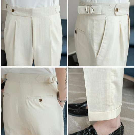 LinenEdge Smart Suit Trousers
