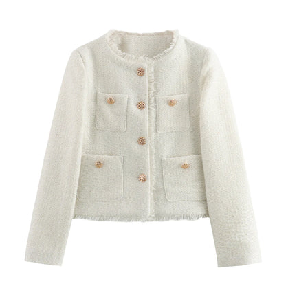 Daphne Vintage Cropped Jacket